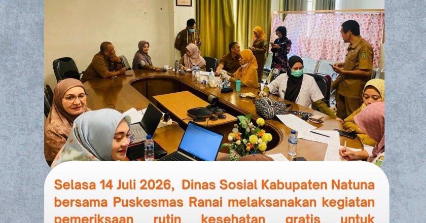 PEMERIKSAAN KESEHATAN GRATIS PEGAWAI DI LINGKUNGAN DINAS SOSIAL