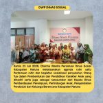DWP Dinas Sosial Kabupaten Natuna Melaksanakan Kegiatan Sosialisasi Penyuluhan Orang Tua dalam Pembentukan dan Pendidikan Karakter Anak
